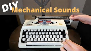 Mechanical Sound Effects  Vintage Typewriter [upl. by Wheaton637]