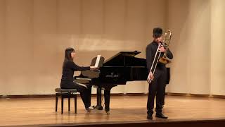 ShaoTong Huang Rimsky Korsakov Trombone Concerto Mov1（長號獨奏：黃紹桐） [upl. by Lundeen203]