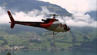 Helicopter in Switzerland part2avi [upl. by Enilekcaj]