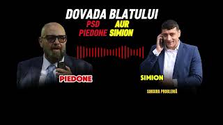 Înregistrare între Piedone și George Simion [upl. by Gnilrad]