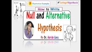 How to Write Null and Alternative Hypothesis  A unique way [upl. by Aviva714]