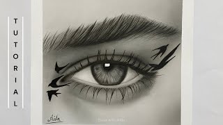 How to draw eyes  STEP by STEP drawing tutorial for beginners [upl. by Waldack]