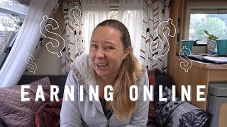 How I Earn Money Online 💰 RV Lifestyle [upl. by Eiser]