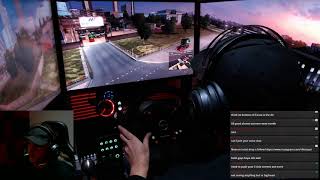 🧶Full sim rigTriple screens Euro Truck Simulator 2 Convoys [upl. by Hgielek]