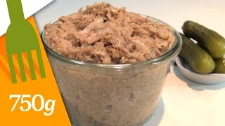 Recette des Rillettes de porc maison  750g [upl. by Cohla]