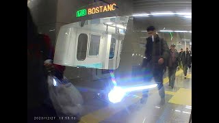 Timelapse From Aysekadin to Bostanci Istanbul metro M8 [upl. by Hannie861]