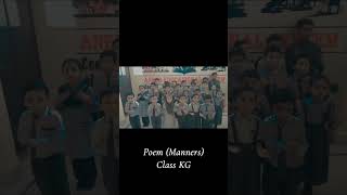 Poem Manners Class KG 5112024 [upl. by Thorner]