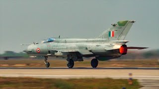 THE LOUDEST TAKEOFF EVER  MiG21 Bison  Indian Air Force [upl. by Leora884]