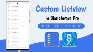 Custom listview in Sketchware Pro for beginners  listview design in sketchware pro sketchpro 2024 [upl. by Madelle]