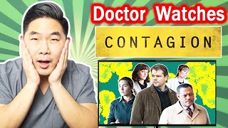 Real Doctor Reacts to CONTAGION 2011  COVID19 PREDICTION [upl. by Klatt]