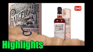 Craigellachie 23 Exceptional Single Cask Sherry 575  highlights [upl. by Cusack370]