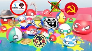 Meet the Balkans Countryballs but I edit it AMERICA ES CAMPEON May 26th 2024 [upl. by Peti]