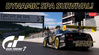 🔴LIVE Gran Turismo 7  Dynamic Spa Survival gt7 livestream [upl. by Eshman119]