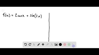 Horizontal Tangent Line Determine the points in the interval 02 π at which the graph of fx… [upl. by Attwood]