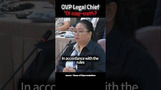 OVP LEGAL CHIEF DI NAGOATH VPSara OVP OVPBudget [upl. by Garin894]