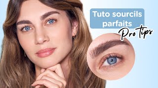 Tuto sourcils parfaits  épilation amp techniques maquillage naturel [upl. by Nivert]