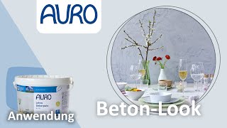 AURO Anwendung BetonLook [upl. by Acino]