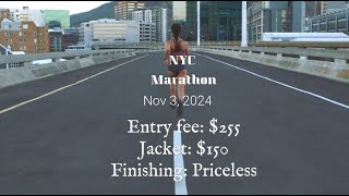 NY Marathon 2024  Finishing is Priceless [upl. by Dielle]