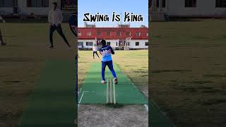 Rate this swing bowling attack  t20cricket tapeballcricket swingball cricket delhincr shorts [upl. by Anibla]