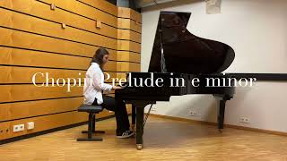 Chopin Prelude in e minor [upl. by Natsyrt]