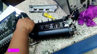 How To Replace The HP P3015 M521 M525 Fuser film [upl. by Hedges527]