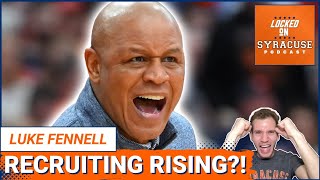 Syracuse Basketball Recruiting is RISING after Securing 25 Luke Fennell  Syracuse Orange Podcast [upl. by Nnayllas]