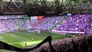 Celtic 5  Rangers 1  Scottish Premiership  10th September 2016  Youll Never Walk Alone [upl. by Esinyt703]