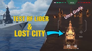 NEW UPDATE TEST RF Lider  Lost City Map Offline  Grafik Ultra  Modern Warships [upl. by Atiuqnahs712]