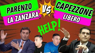 Parenzo Vs Capezzone alla Zanzara anche in trasferta Capezzone è incontenibile [upl. by Jotham166]