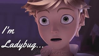 Marinette tells Adrien that shes Ladybug FANMADE SCENE [upl. by Milman]