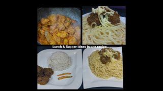 Lunch amp Supper sorted in One Recipe Meat ball Recipe মাংসের কিমার বল কারি স্পেগেটির সাথে মিট বল [upl. by Htaek]