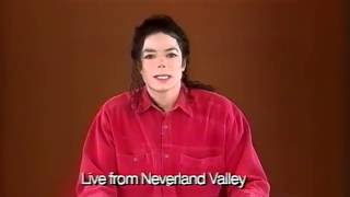 Michael Jackson  Neverland Statement 1993  HQ Widescreen [upl. by Eslek]