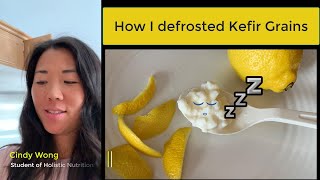 How I Defrosted Kefir Grains  西藏雪莲 [upl. by Niamreg96]