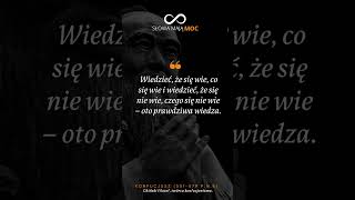 Cytat Dnia quotWiedzieć że się wie coquot Cytaty Konfucjusza filozofia wschodu mądre słowa [upl. by Ile]
