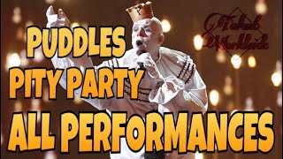 Puddles Pity Party All Performances  Americas Got Talent 2017  Talent Worldwide [upl. by Venola]