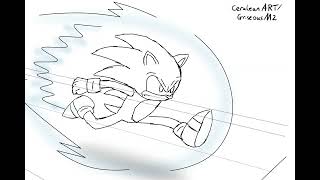 Sonic Running Animation WIP [upl. by Christoforo]