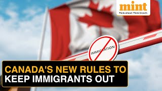 Canadas New Immigration Rules 5 Things To Know  No Work Permits While Staying Few Visa Approvals [upl. by Eelaras]