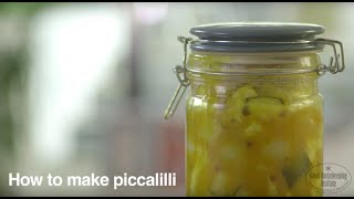 Best Ever Homemade Piccalilli Recipe  Good Housekeeping UK [upl. by Brynn195]