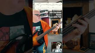 Nik Kershaw Faces Bassline With Tab [upl. by Riella]