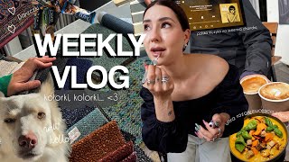 WEEKLY VLOG📚 jesienne książki i pielęgnacja  budowa  tematy z terapii☁️ to lubię w youtube❣️ [upl. by Annohsat607]