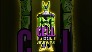 Cell is a SUPER SAIYAN 😱 Dragon Ball Z shorts [upl. by Eelyam]