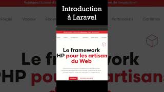 Introduction à Laravel [upl. by Lipps]