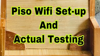 Piso Wifi Actual Setup and installation  iloilo area  Beginners guide [upl. by Octavus569]