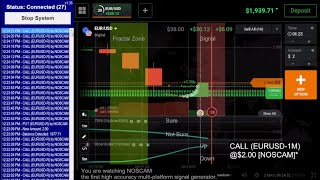 IQ Option Signals NOSCAM Client Free Trading Robot [upl. by Ykcub]