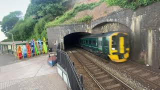 Trains at KENNAWAY TUNNEL DAWLISH pt 2 Including unit between KENNAWAYCORYTON TUNNELS [upl. by Delmor]