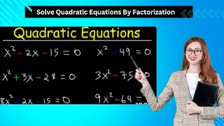 How To Solve Quadratic Equations By Factoring  Quick amp Simple  Algebra UrduHindi [upl. by Biel]