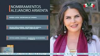 Nombramientos Armenta  Noticias con Juan Carlos Valerio [upl. by Vernon]