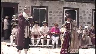 La Seigneurie Volant St Paulin Quebec 2000 Historical Play [upl. by Ahsenrad]