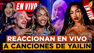 REACCIONAN EN VIVO A NUEVAS CANCIONES DE YAILIN “LA PIRY SUELTA PRIMICIA INTERNACIONAL” [upl. by Yttisahc695]