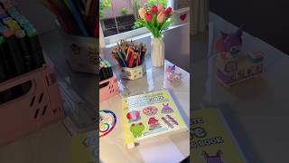 asmr relax and color w me 💐 coloringbook asmr cute artoftheday [upl. by Melodee536]